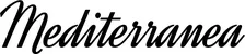 Produktbeispiel Schriftzug - Mediterranea