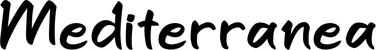 Produktbeispiel Schriftzug - Mediterranea