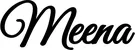Produktbeispiel Schriftzug - Meena