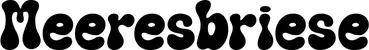 Produktbeispiel Schriftzug - Meeresbriese