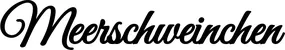 Produktbeispiel Schriftzug - Meerschweinchen