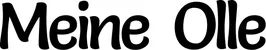 Produktbeispiel Schriftzug - Meine Olle