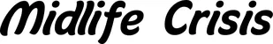 Produktbeispiel Schriftzug - Midlife Crisis