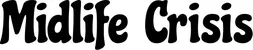 Produktbeispiel Schriftzug - Midlife Crisis