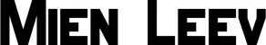 Produktbeispiel Schriftzug - Mien Leev