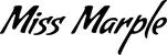 Produktbeispiel Schriftzug - Miss Marple