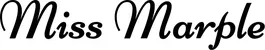 Produktbeispiel Schriftzug - Miss Marple