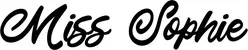 Produktbeispiel Schriftzug - Miss Sophie