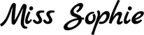 Produktbeispiel Schriftzug - Miss Sophie