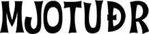 Produktbeispiel Schriftzug - Mjotuðr