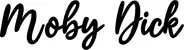 Produktbeispiel Schriftzug - Moby Dick