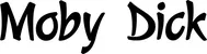 Produktbeispiel Schriftzug - Moby Dick