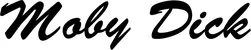 Produktbeispiel Schriftzug - Moby Dick