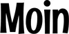 Produktbeispiel Schriftzug - Moin