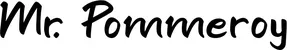 Produktbeispiel Schriftzug - Mr. Pommeroy