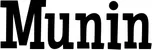Produktbeispiel Schriftzug - Munin