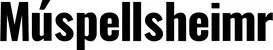 Produktbeispiel Schriftzug - Múspellsheimr