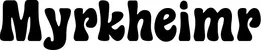 Produktbeispiel Schriftzug - Myrkheimr