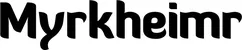 Produktbeispiel Schriftzug - Myrkheimr