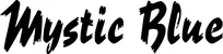 Produktbeispiel Schriftzug - Mystic Blue