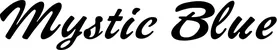 Produktbeispiel Schriftzug - Mystic Blue