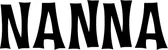 Produktbeispiel Schriftzug - Nanna