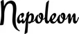 Produktbeispiel Schriftzug - Napoleon