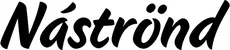 Produktbeispiel Schriftzug - Náströnd