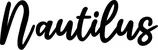 Produktbeispiel Schriftzug - Nautilus