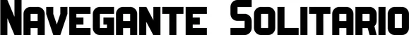 Produktbeispiel Schriftzug - Navegante Solitario
