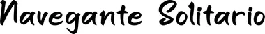 Produktbeispiel Schriftzug - Navegante Solitario