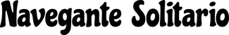 Produktbeispiel Schriftzug - Navegante Solitario