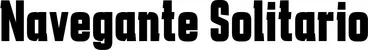 Produktbeispiel Schriftzug - Navegante Solitario