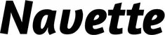 Produktbeispiel Schriftzug - Navette