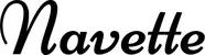Produktbeispiel Schriftzug - Navette
