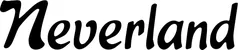 Produktbeispiel Schriftzug - Neverland