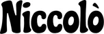 Produktbeispiel Schriftzug - Niccolò