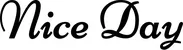 Produktbeispiel Schriftzug - Nice Day