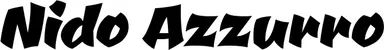 Produktbeispiel Schriftzug - Nido Azzurro