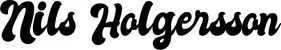 Produktbeispiel Schriftzug - Nils Holgersson
