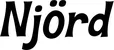 Produktbeispiel Schriftzug - Njörd