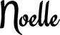 Produktbeispiel Schriftzug - Noelle