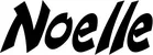Produktbeispiel Schriftzug - Noelle