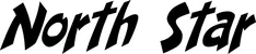 Produktbeispiel Schriftzug - North Star