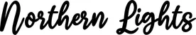 Produktbeispiel Schriftzug - Northern Lights