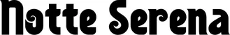 Produktbeispiel Schriftzug - Notte Serena