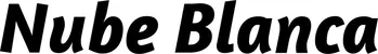 Produktbeispiel Schriftzug - Nube Blanca