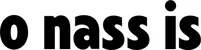 Produktbeispiel Schriftzug - o nass is