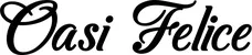 Produktbeispiel Schriftzug - Oasi Felice