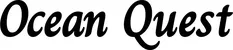 Produktbeispiel Schriftzug - Ocean Quest